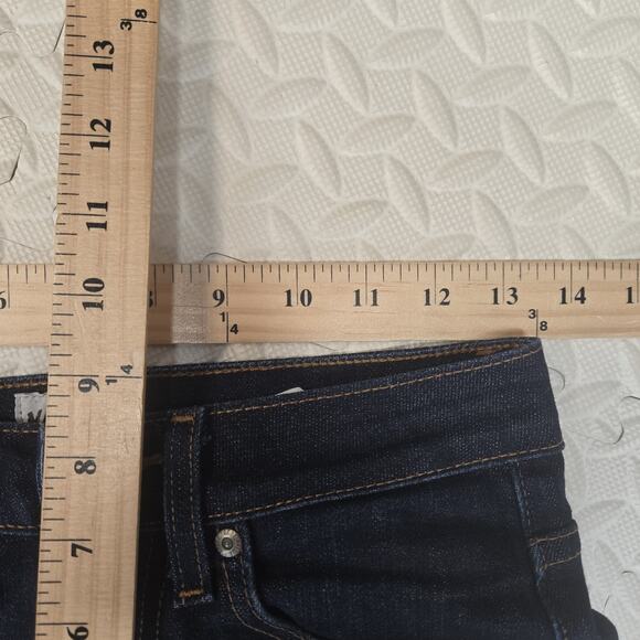 Naked & Famous Jeans Mens 27 Raw Japanese Denim Dark Wash Indigo Power Stretch - Picture 12 of 13